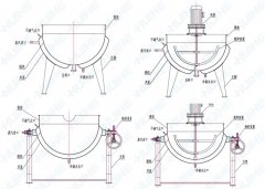 可倾蒸汽搅拌夹层锅